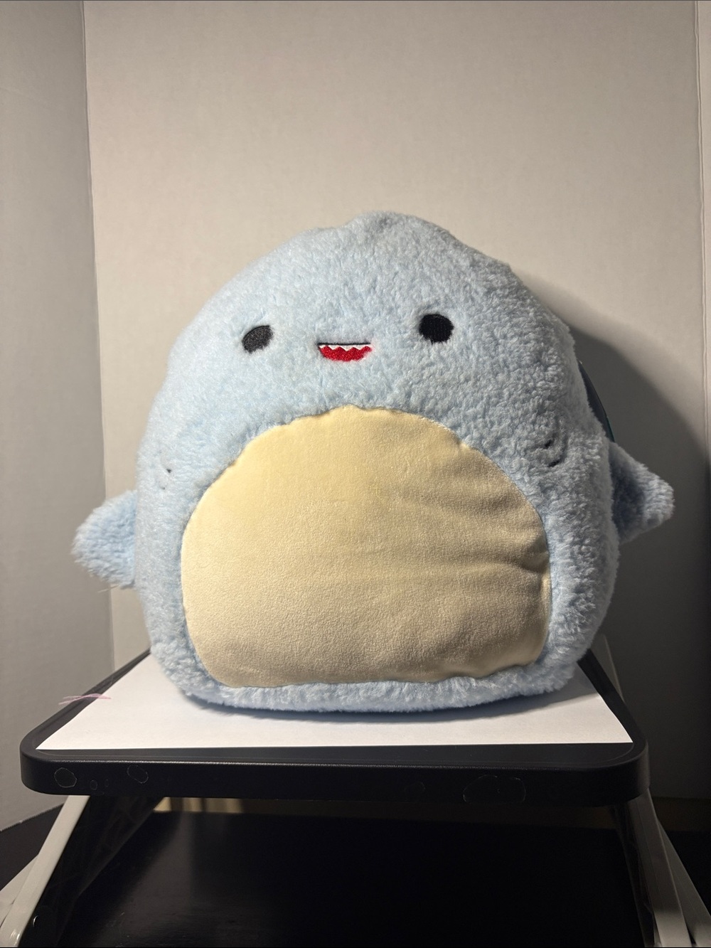 Davie‎ Squishmallow Light Blue Shark Plush with Cream Belly